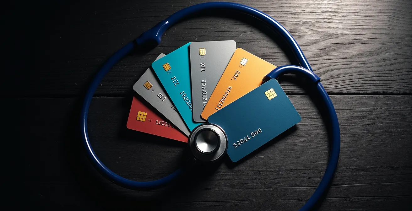 Close-up comparison of insurance documents showing coverage gaps