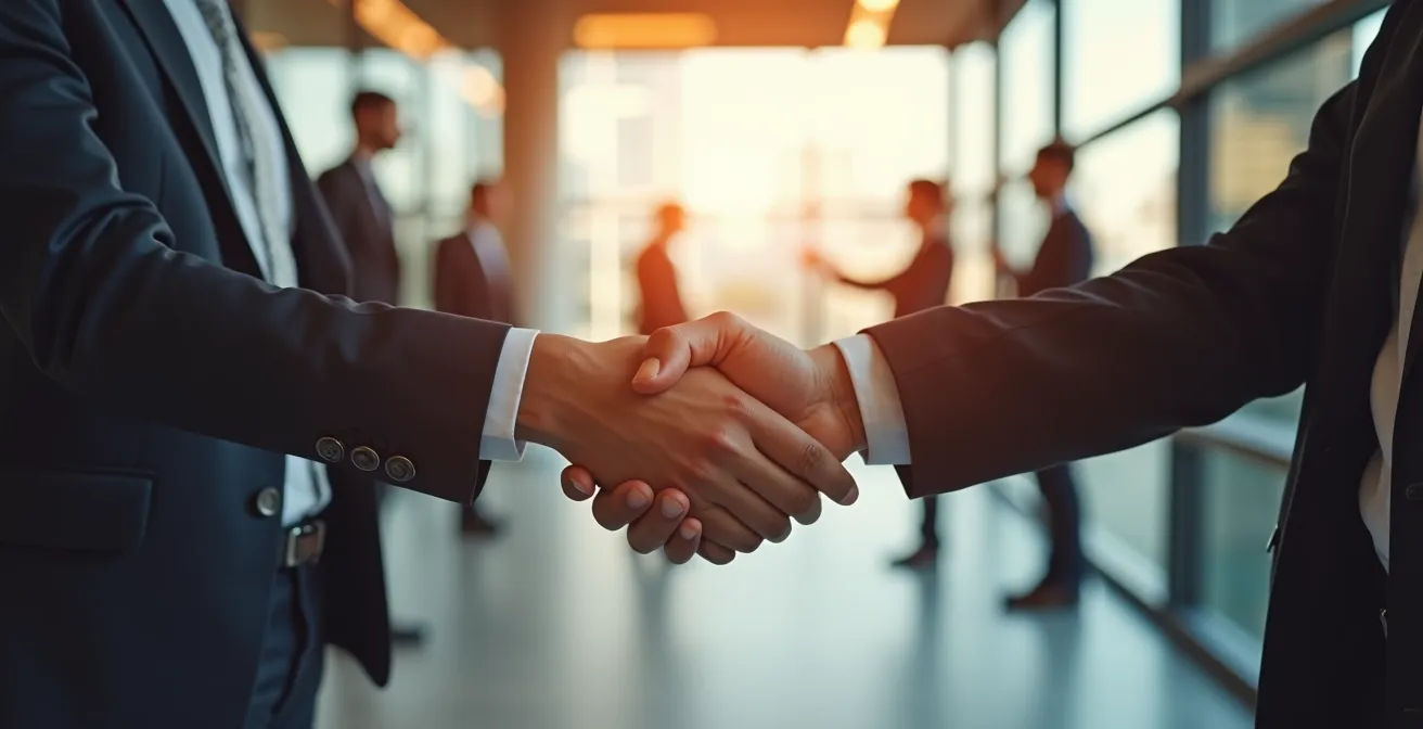 Abstract representation of professional networking connections and engagement levels